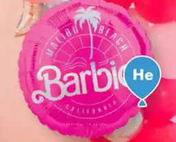 Party City Mattel Barbie Round Satin Foil Balloon, 18-in offer