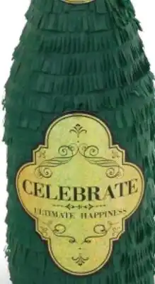 Party City Champagne-Style Party Pinata for Parties/Holiday Celebrations, 22-in offer
