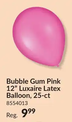 Party City Bubble Gum Pink 12 Luxaire Latex Balloon, 25-ct offer