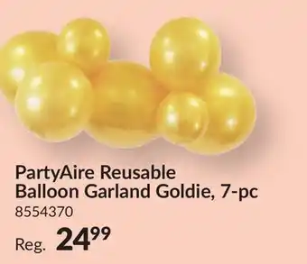 Party City PartyAire Reusable Balloon Garland Goldie,7 - pc offer
