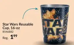 Party City Disney Star Wars Plastic Reusable Favour Cup, Black, 16-oz, for Star Wars Birthday Party offer