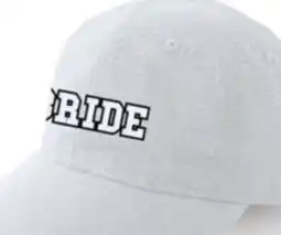 Party City White 'Bride' Cotton Dad Hat offer