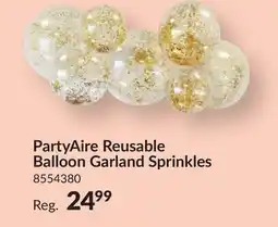 Party City PartyAire Reusable Balloon Garland Sprinkles offer