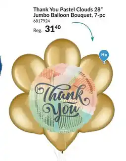 Party City Pastel Clouds 28 Jumbo Balloon Bouquet, 7-pc offer