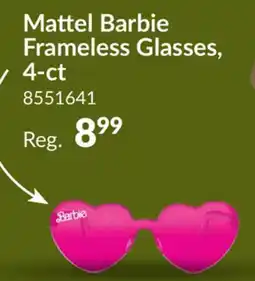 Party City Mattel Barbie Frameless Glasses, 4-ct offer
