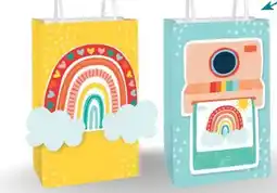 Party City Retro Rainbow Create Your Own Gift Bag, 8 - pk offer