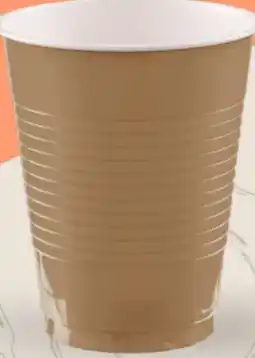 Party City Amscan Plastic Cup, Taupe, 18-oz, 50-pk offer