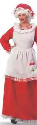 Party City Adult Christmas Mrs. Claus Costume, Assorted Sizes offer