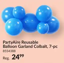 Party City PartyAire Reusable Balloon Garland Colbalt 7 - pc offer