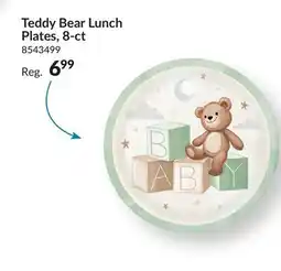 Party City Teddy Bear Lunch Plates 8-ct offer