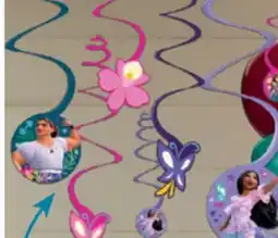 Party City Disney Encanto Swirl Hanging Decorations, 12-ct offer