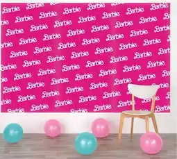 Party City Malibu Barbie Plastic Backdrop Kit for Birthday Parties/Graduation Party Decorations offer