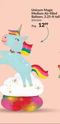 Party City Unicorn Magic Medium Air-filled Balloon, 3.25-ft tall offer