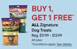 Petvalu ALL Zignature Dog Treats offer