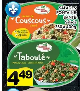 Supermarché PA SALADES FONTAINE SANTÉ | SALADS offer