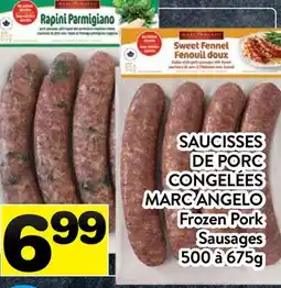Supermarché PA SAUCISSES DE PORC CONGELÉES MARC ANGELO offer