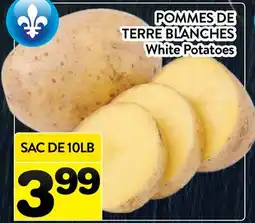 Supermarché PA POMMES DE TERRE BLANCHES | White Potatoes offer