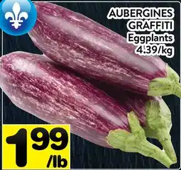 Supermarché PA AUBERGINES GRAFFITI | Eggplants offer