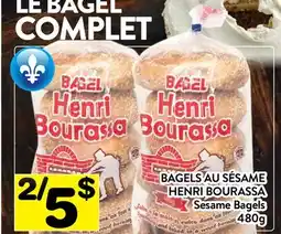 Supermarché PA BAGELS AU SÉSAME HENRI BOURASSA | Sesame Bagels offer