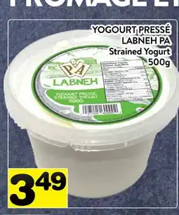 Supermarché PA FROMAGE ET YOGOURT PRESSÉ LABNEH PA | Strained Yogurt offer