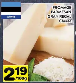 Supermarché PA FROMAGE PARMESAN GRAN REGAL | Cheese offer