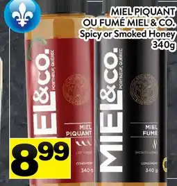 Supermarché PA MIEL PIQUANT OU FUMÉ MIEL & CO offer