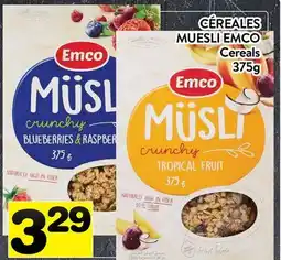 Supermarché PA CÉREALES MUESLI EMCO | Cereals offer