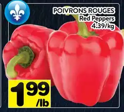 Supermarché PA POIVRONS ROUGES | Red Peppers offer