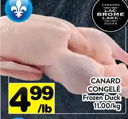 Supermarché PA CANARD CONGELÉ | Frozen Duck offer