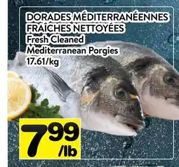 Supermarché PA DORADES MÉDITERRANÉENNES FRAÎCHES NETTOYÉES | Fresh Cleaned Fresh Cleaned Mediterranean Porgies offer
