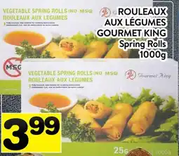 Supermarché PA ROULEAUX AUX LÉGUMES GOURMET KING offer