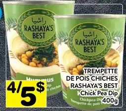 Supermarché PA TREMPETTE DE POIS CHICHES RASHAYA'S BEST offer