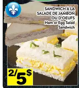 Supermarché PA SANDWICH À LA SALADE DE JAMBON OU D'OEUFS | Ham or Egg Salad Sandwich offer