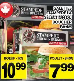 Supermarché PA GALETTES STAMPEDE LA SÉLECTION DU BOUCHER | Patties offer