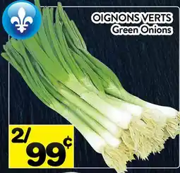 Supermarché PA OIGNONS VERTS | Green Onions offer