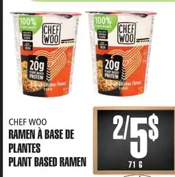 Marches Tau RAMEN À BASE DE PLANTES CHEF WOO offer
