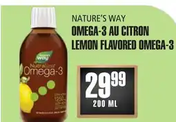 Marches Tau OMEGA-3 AU CITRON NATURE'S WAY offer