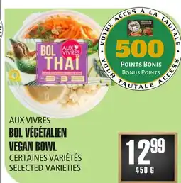 Marches Tau BOL VÉGÉTALIEN AUX VIVRES offer