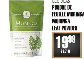 Marches Tau POUDRE DE FEUILLE MORINGA ECOIDEAS offer