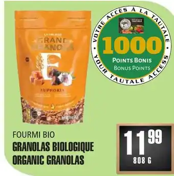 Marches Tau GRANOLAS BIOLOGIQUE FOURMI BIO offer