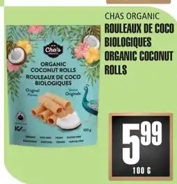 Marches Tau ROULEAUX DE COCO BIOLOGIQUES CHAS ORGANIC offer