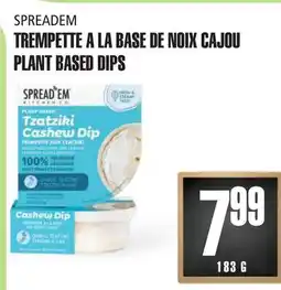 Marches Tau TREMPETTE A LA BASE DE NOIX CAJOU SPREADEM offer