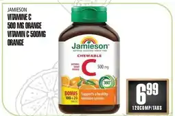 Marches Tau VITAMINE C 500 MG ORANGE JAMIESON offer