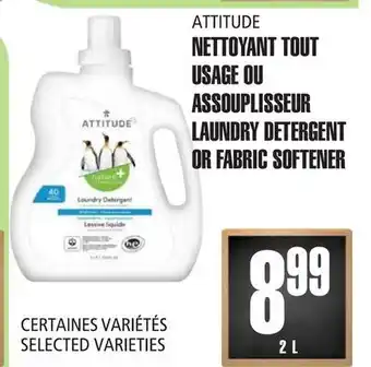 Marches Tau NETTOYANT TOUT USAGE OU ASSOUPLISSEUR ATTITUDE offer