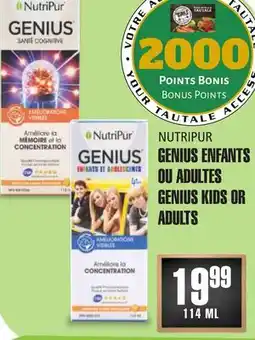 Marches Tau GENIUS ENFANTS OU ADULTES NUTRIPUR offer