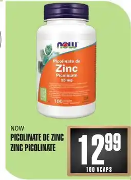 Marches Tau PICOLINATE DE ZINC NOW offer