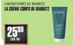 Marches Tau LA CRÈME CORPS DE BIARRITZ LABORATOIRES DE BIARRITZ offer