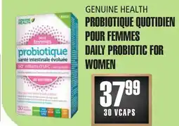 Marches Tau PROBIOTIQUE QUOTIDIEN POUR FEMMES GENUINE HEALTH offer