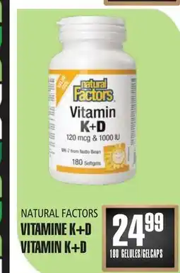 Marches Tau VITAMINE K + D NATURAL FACTORS offer