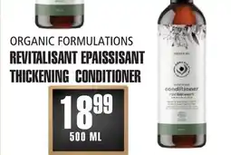 Marches Tau REVITALISANT EPAISSISANT ORGANIC FORMULATIONS offer